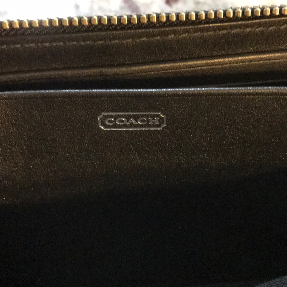 Black Coach Wallet - image 5